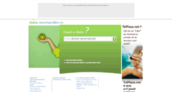 Desktop Screenshot of diete.recomandam.ro