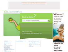 Tablet Screenshot of diete.recomandam.ro